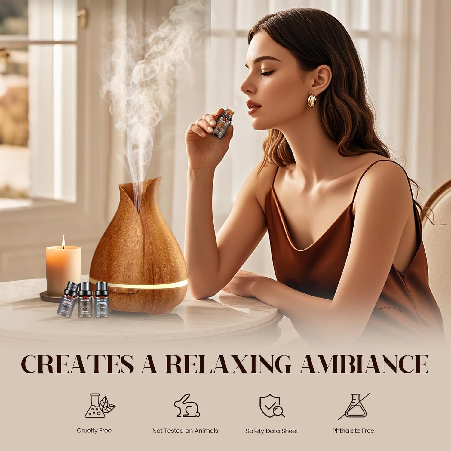 Hotel Diffuser Oils Gift Set - 6x10ML Luxury Essential Oil Collection