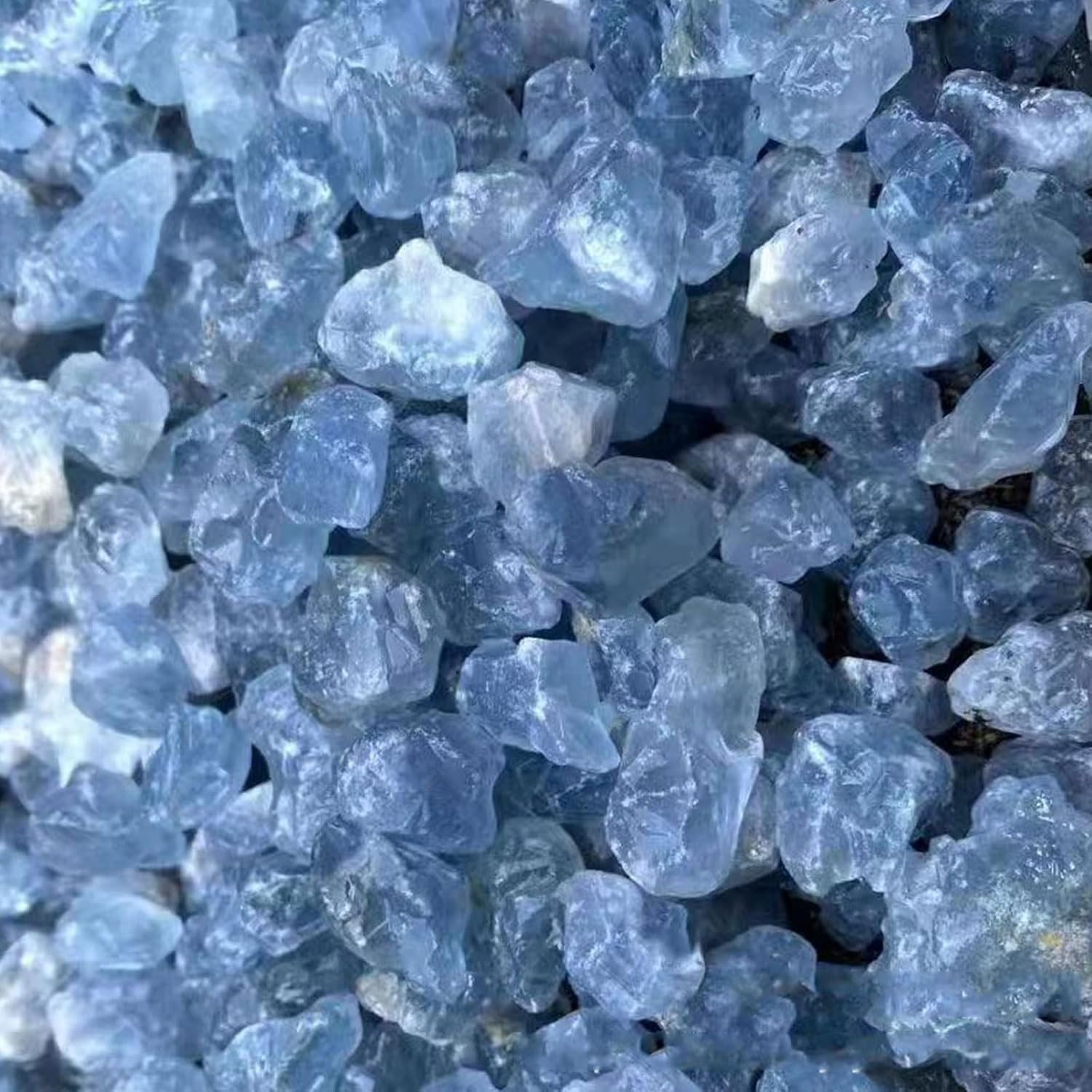 22 LB Natural Raw Celestite Stones for Healing Decor