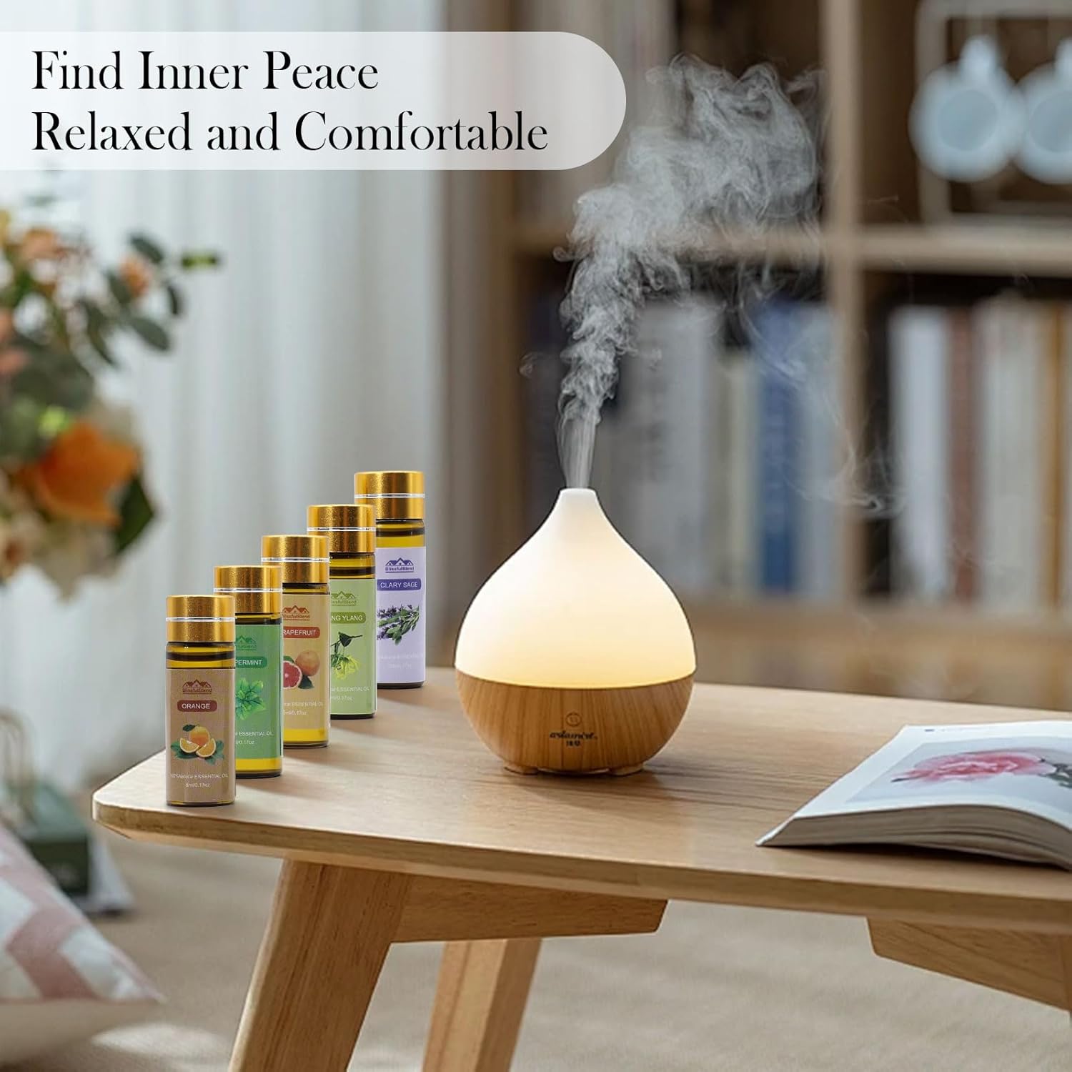 Pure Essential Oils Set 20 Scents for Diffusers and DIY