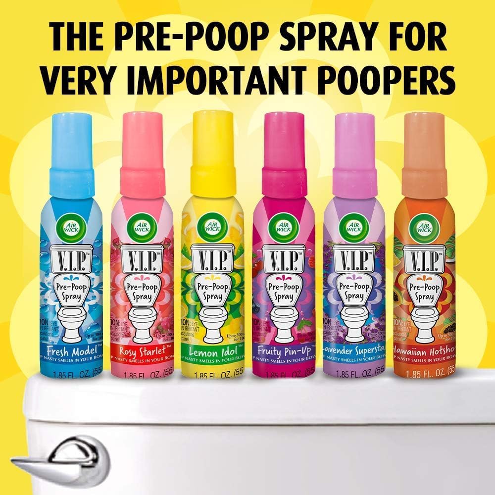 Air Wick VIP Toilet Spray Hawaiian Hotshot 185 Ounce Pack of 3