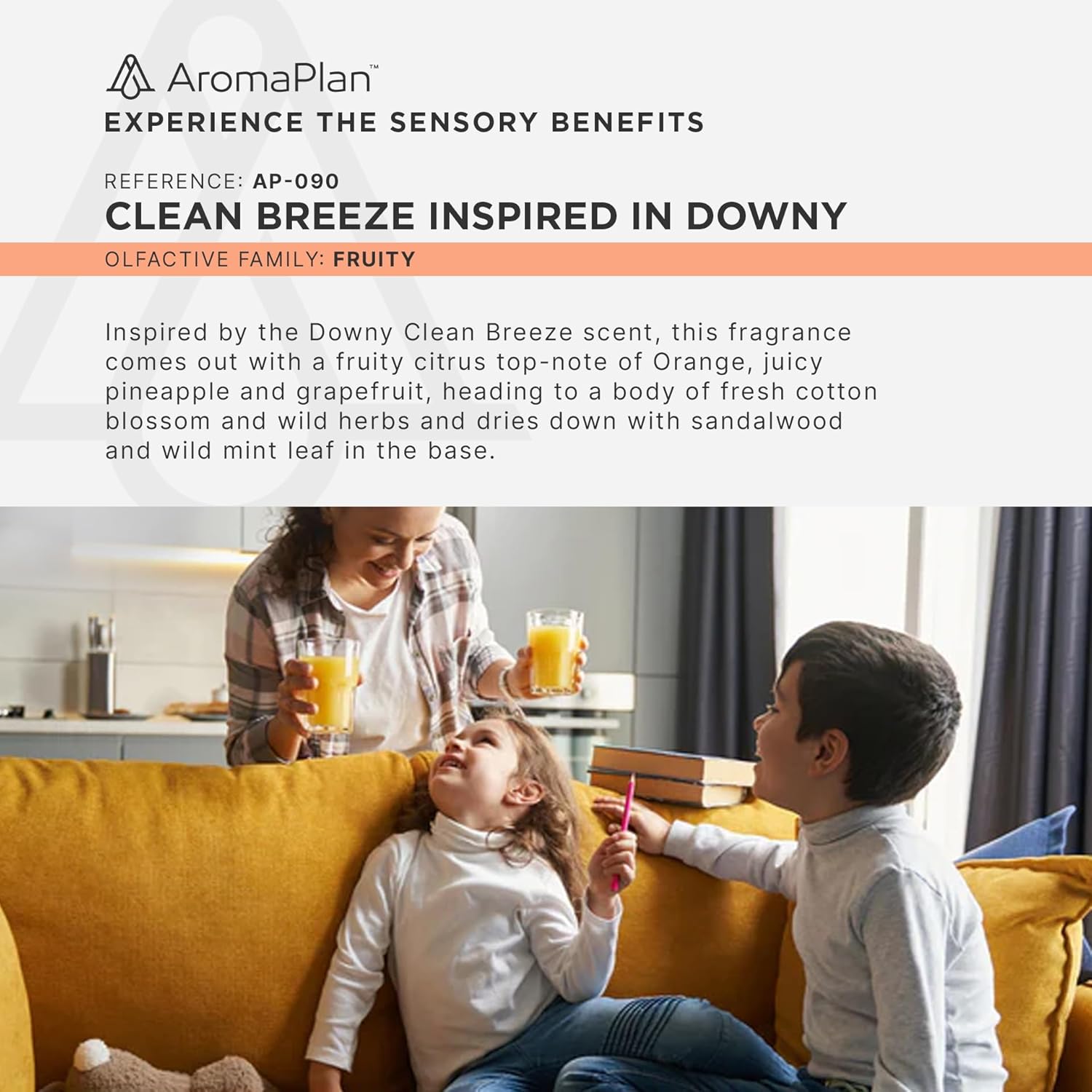 AROMAPLAN Clean Breeze Essential Oil 5 Fl Oz