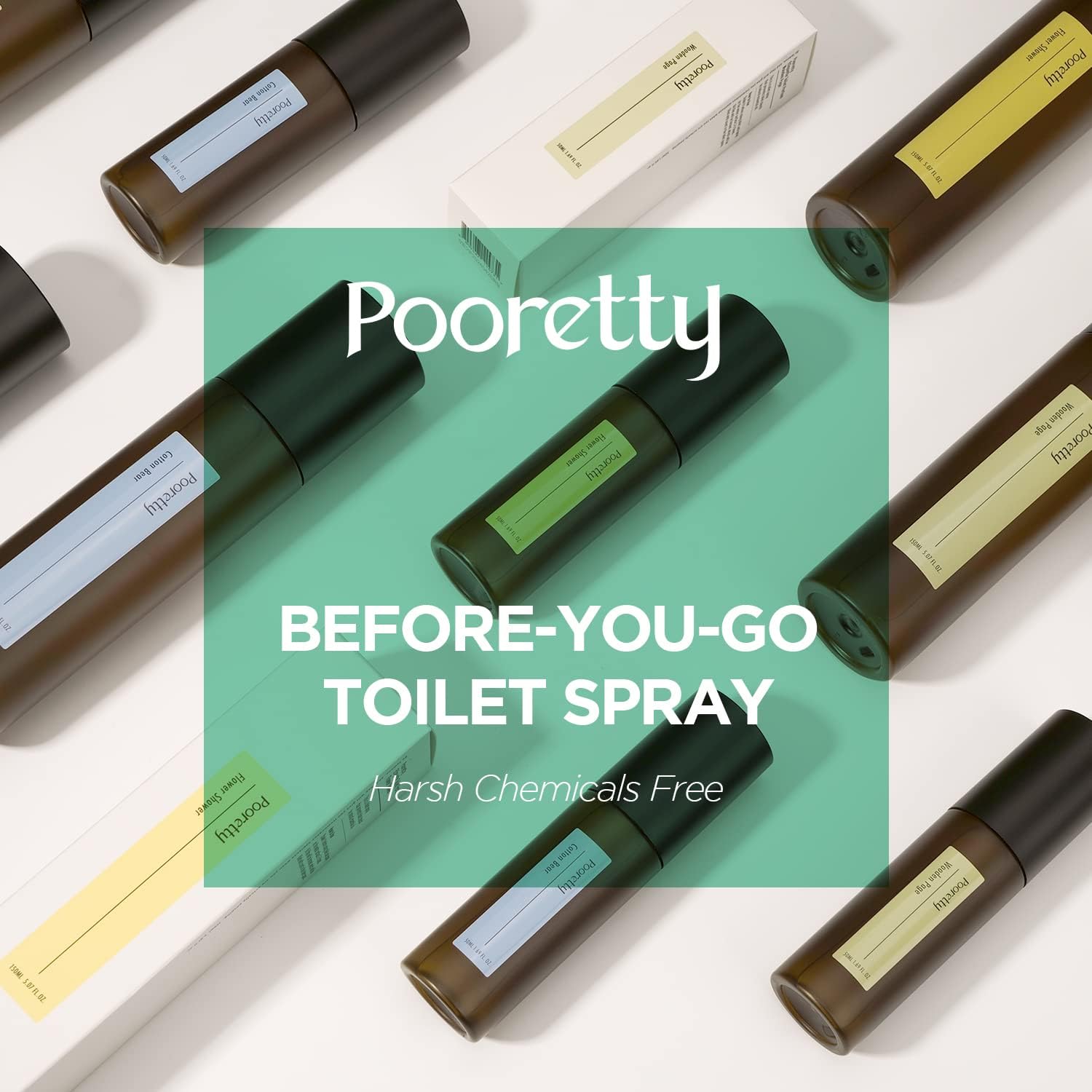 Pooretty Pre-Poo Toilet Spray 2 Pack