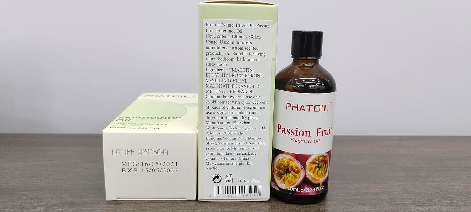 338 FL OZ Passion Fruit Essential Oil for Aromatherapy Diffusers