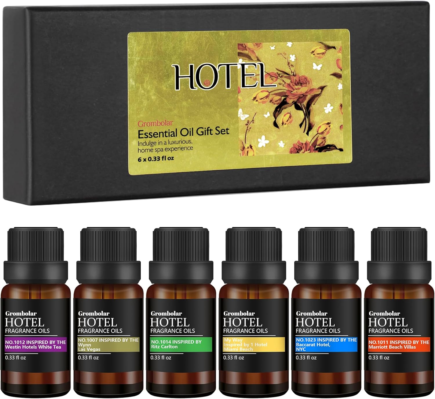 Hotel Collection Diffuser Oil Gift Set - 6Pcs Essential Oils