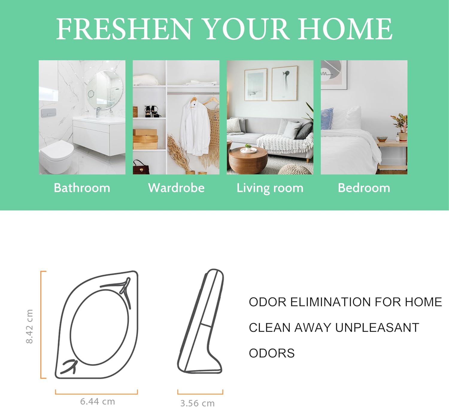 Clean-n-Fresh Air Freshener 4 Pack Eucalyptus Mint