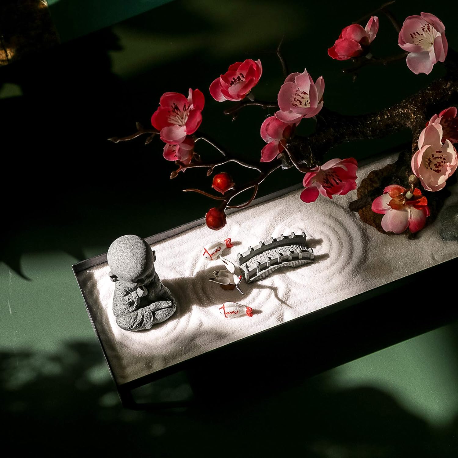 Mini Zen Garden Kit for Desk Stress Relief