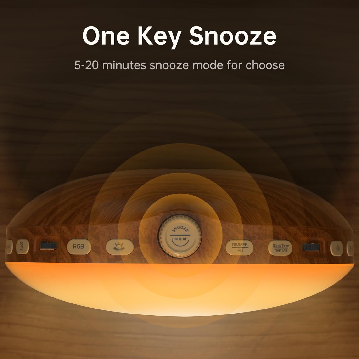 JALL Sunrise Alarm Clock with 26 Sounds and 17 NightLights