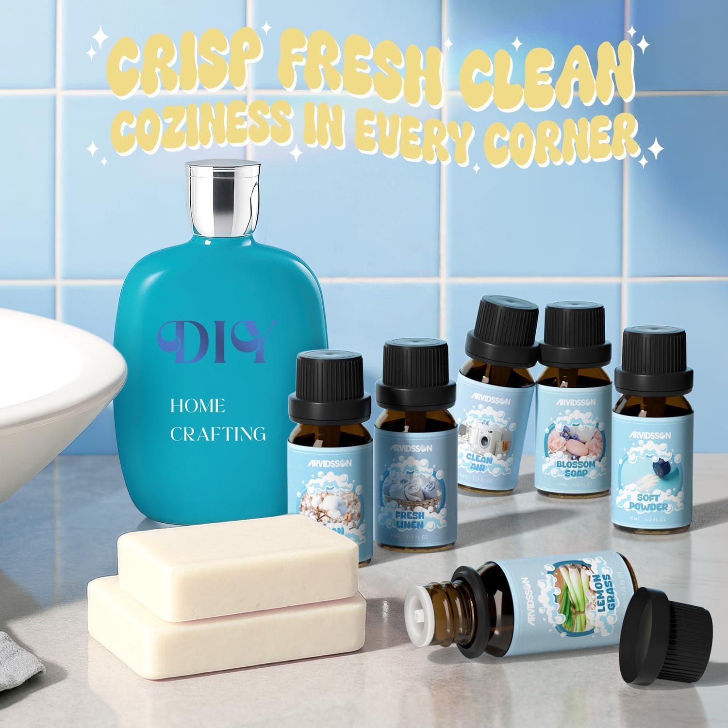 ARVIDSSON Essential Oils Set 6 x 10ml