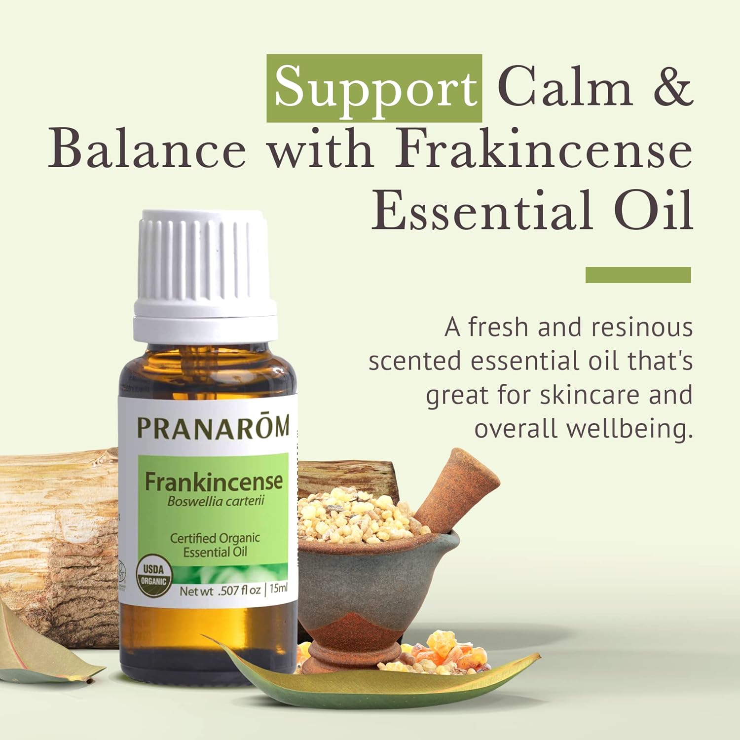 Pranarom Organic Frankincense Essential Oil 15ml