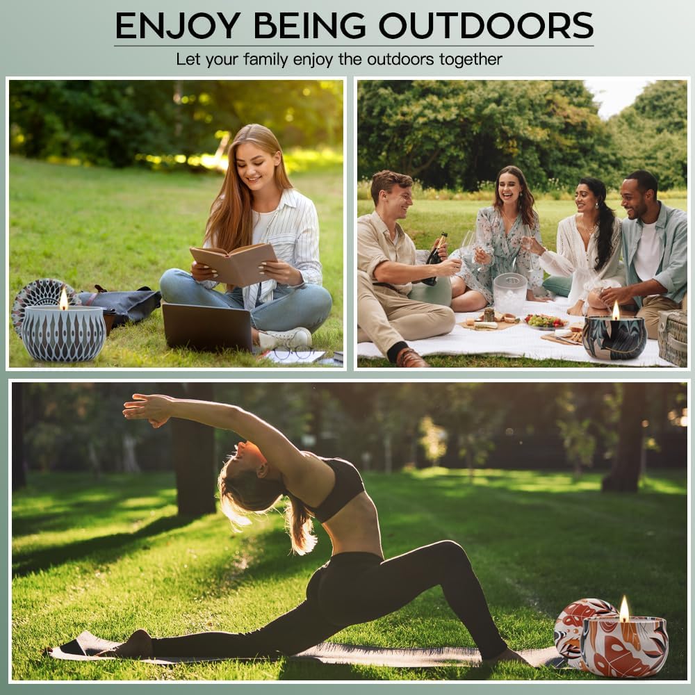 16 Pack Citronella Candles Outdoor