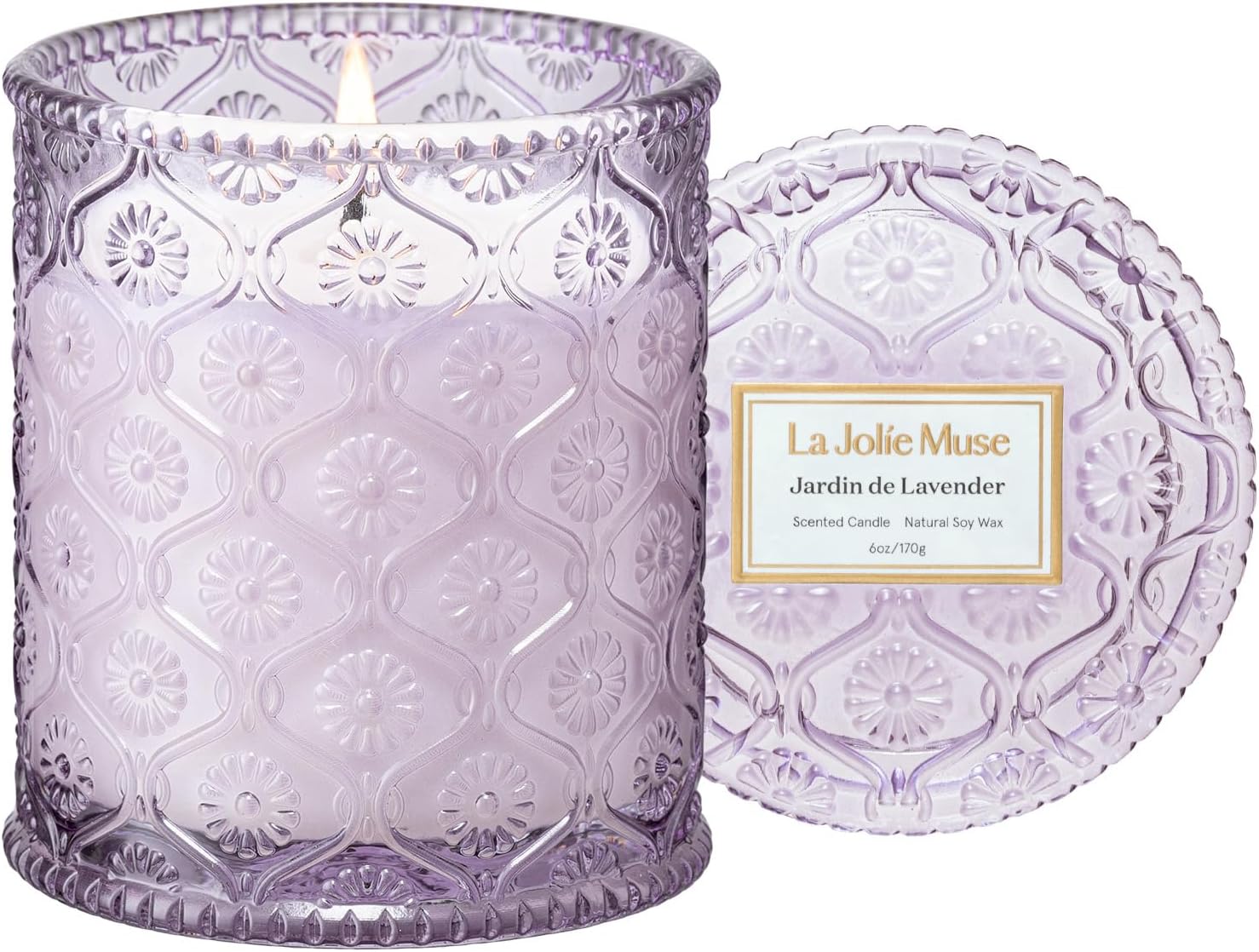 LA JOLIE MUSE Lavender Lilac Scented Candle