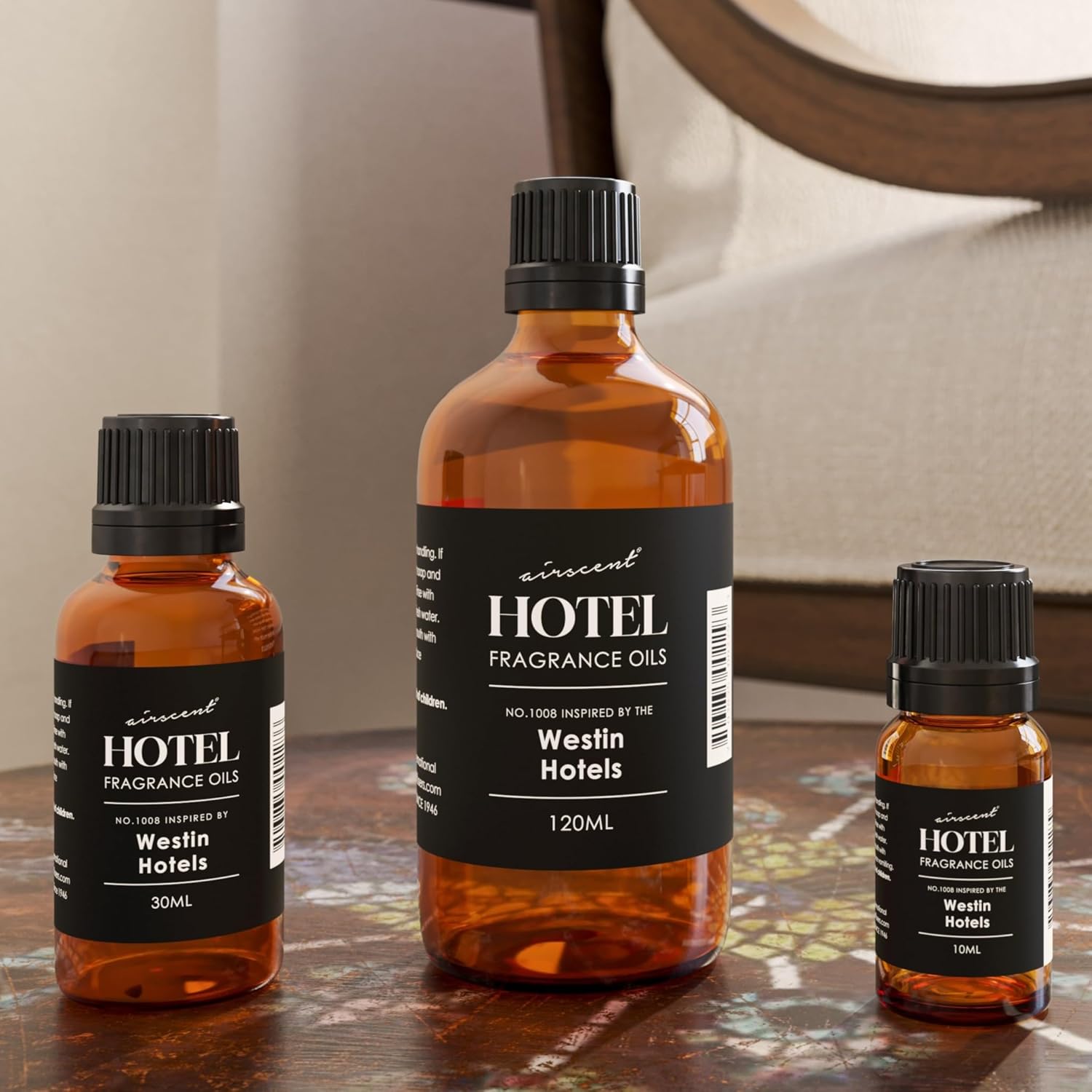 Air-Scent Hotel Diffuser Oil Inspired by The Westin - 500 mL Glass Bottle
