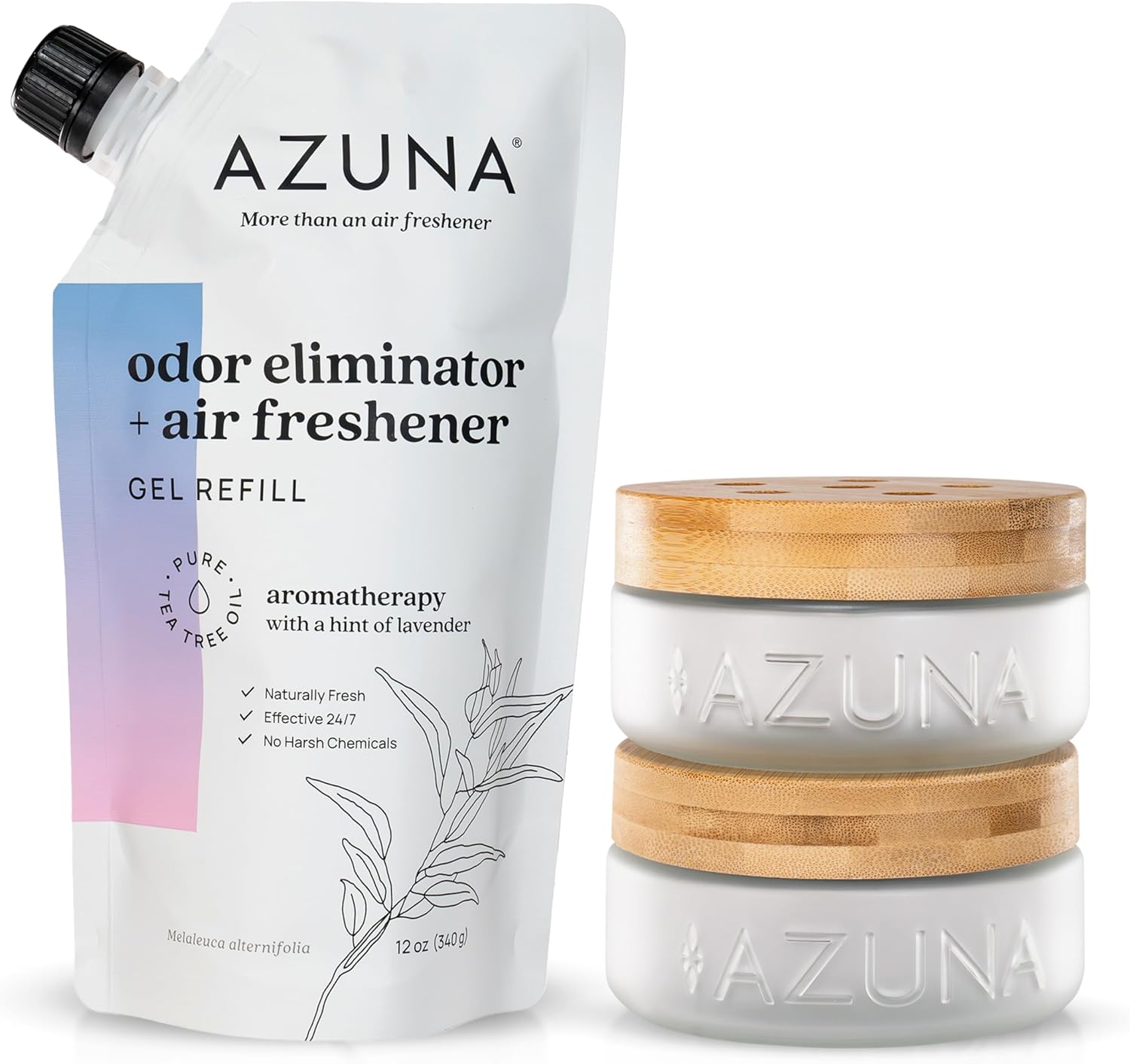 Azuna Air Freshener Odor Eliminator 2 Room Kit