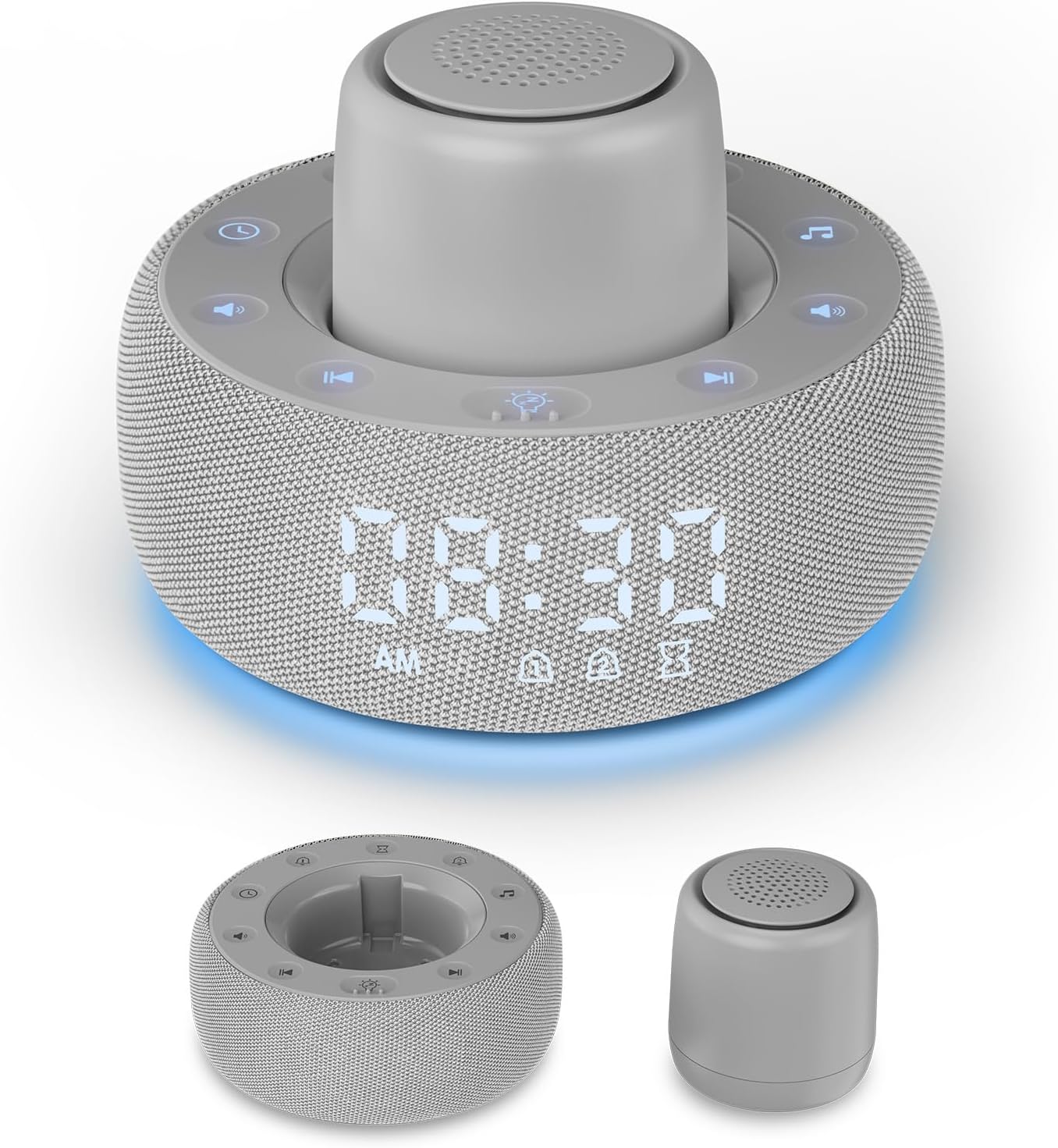 Paussion White Noise Machine with Smart Alarm Clock
