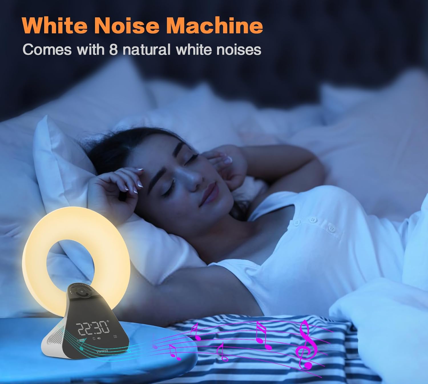Voraiya Light Therapy Lamp with Speaker and Timer