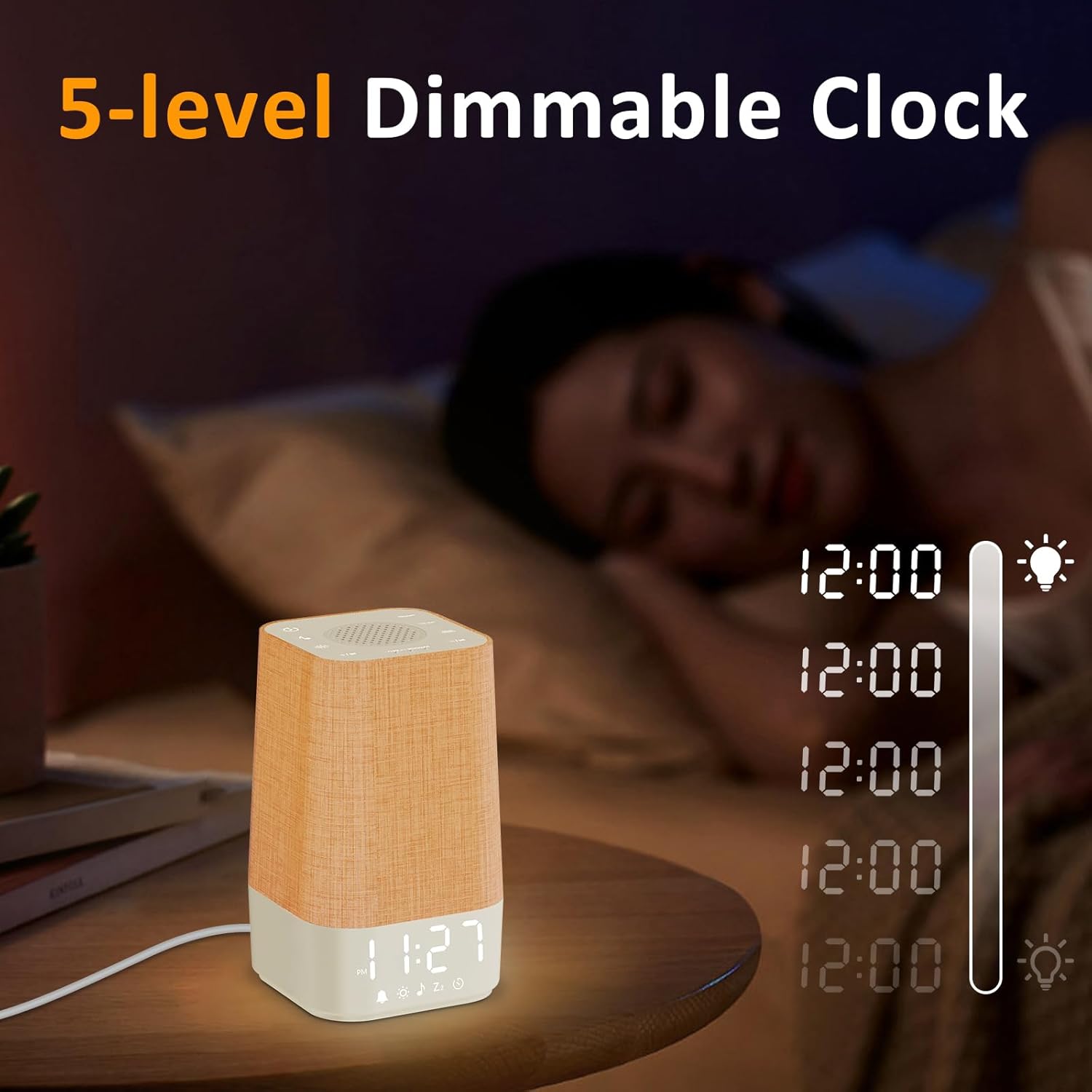 White Noise Machine with Sunrise Alarm and Night Light