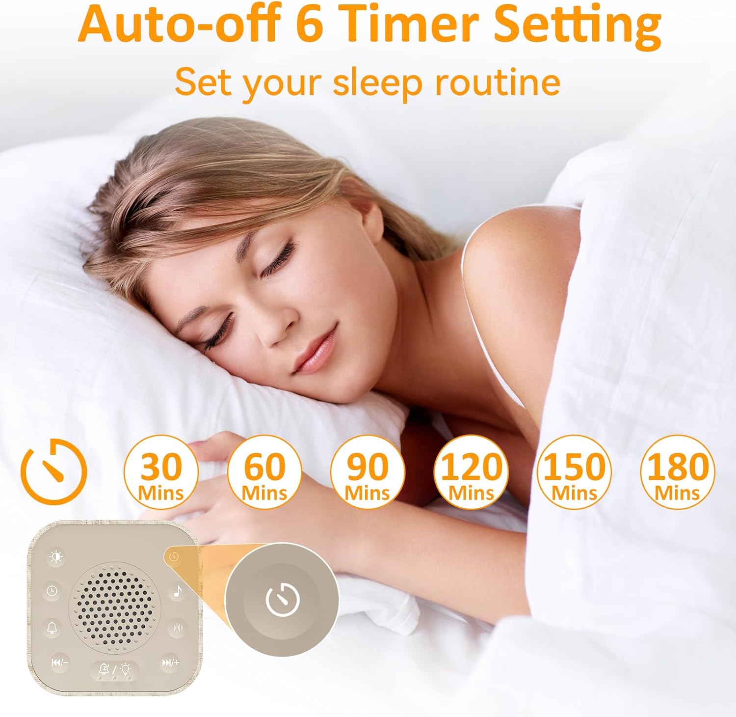 White Noise Machine with Sunrise Alarm and Night Light