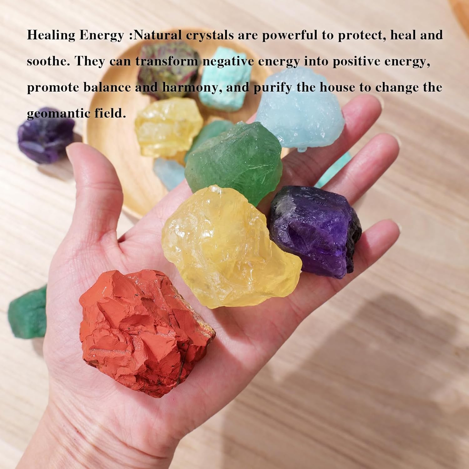 Apengshi Natural Dragon Blood Stone Crystals 2PCS for Meditation and Chakra Healing
