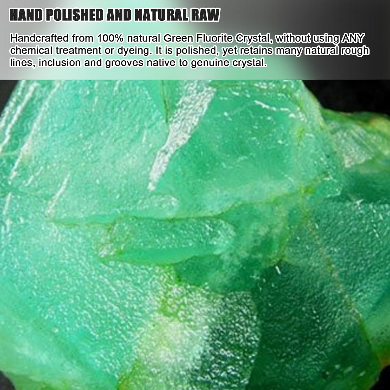 Natural Green Fluorite Crystal Sphere with Stand