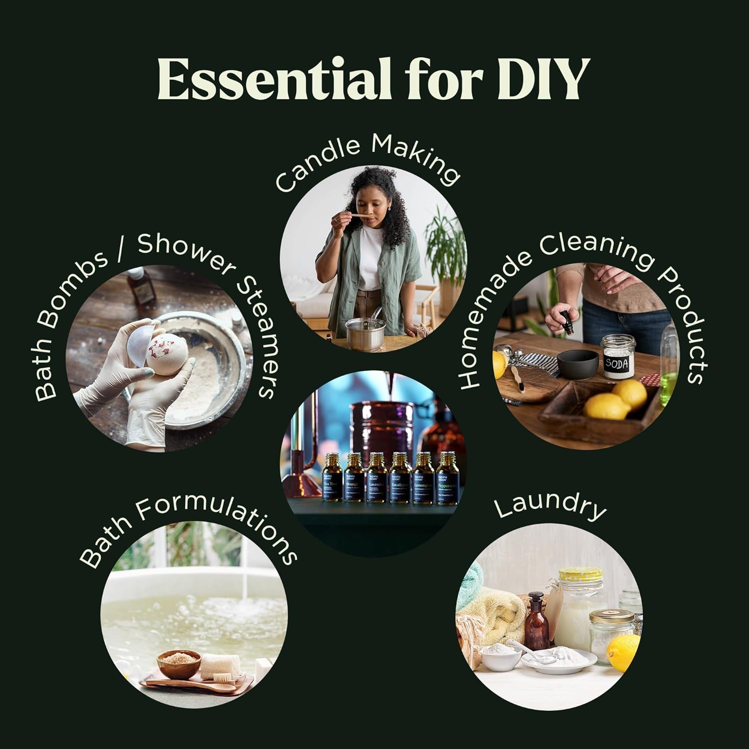 Lagunamoon Essential Oils Set 16 Pieces