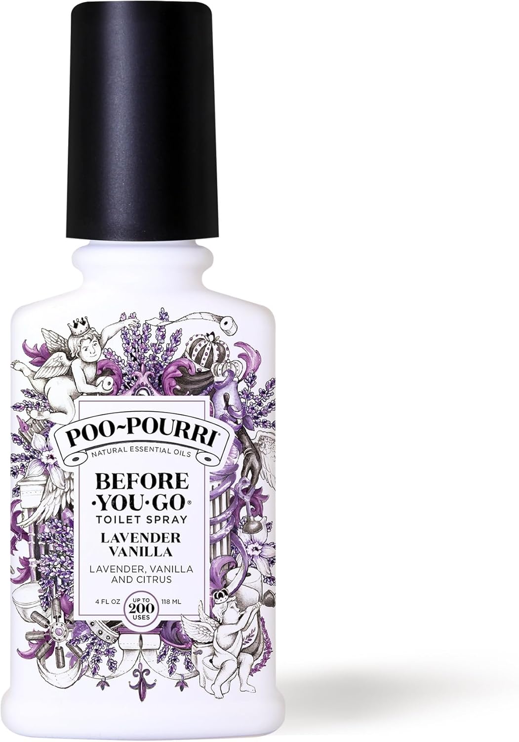 Poo-Pourri Before-You-Go Toilet Spray Lavender Vanilla 4 Fl Oz