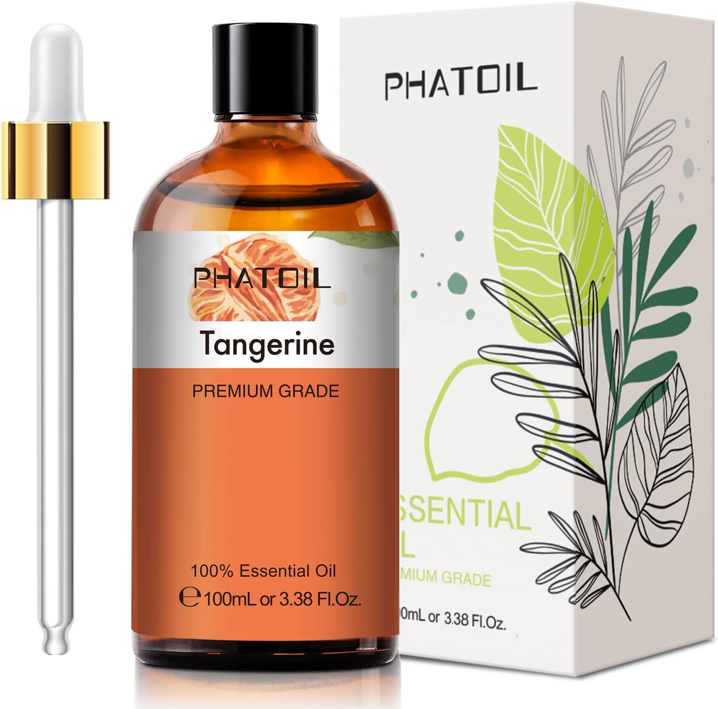 PHATOIL 338 Fl Oz Tangerine Essential Oil 100ML Bottle