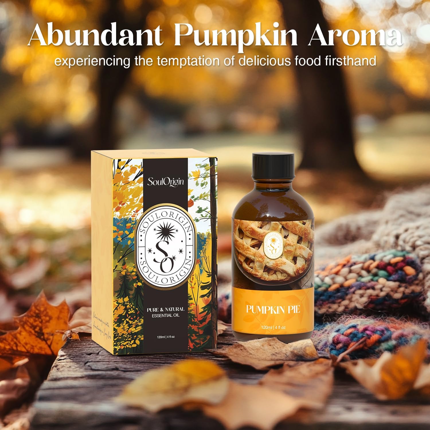 Autumn Pumpkin Pie Essential Oil 120ml for Aromatherapy