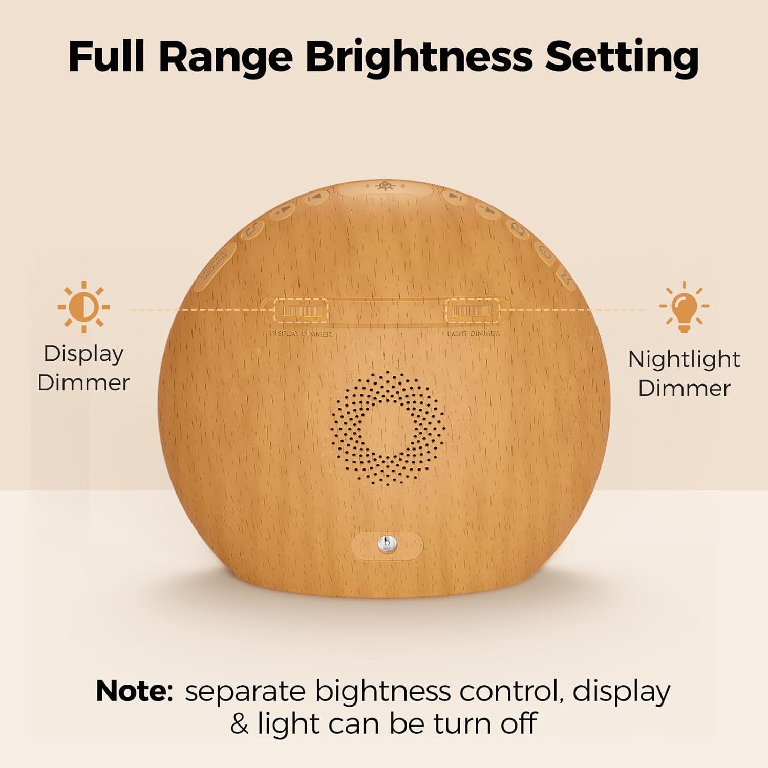 HOUSBAY Sunrise Alarm Clock with White Noise 1
