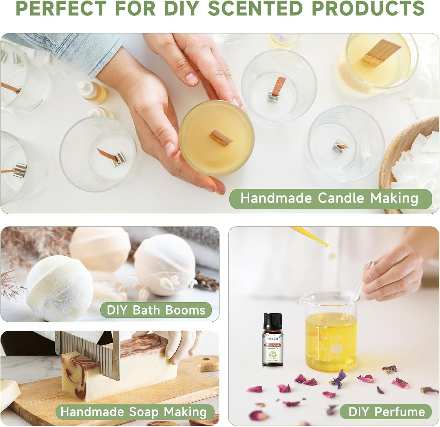 Coconut 20 Pcs Fragrance Oil Set for Diffusers and DIY