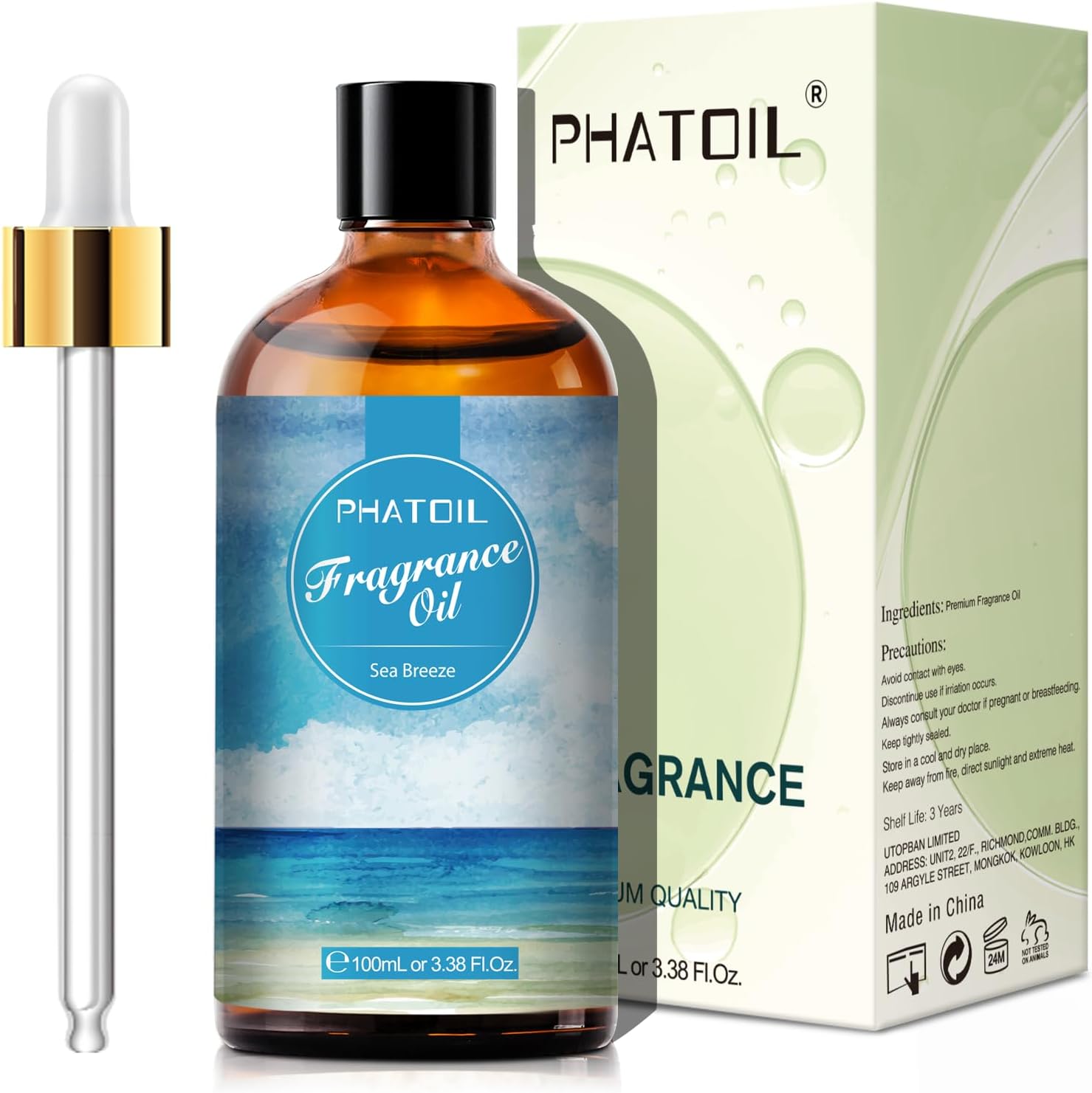 PHATOIL 338 FL OZ Sea Breeze Essential Oil - 100ml