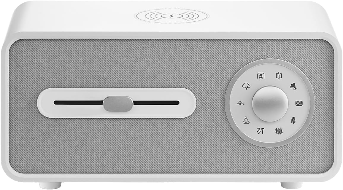 Wipeeyes White Noise Sound Machine with Wireless Charging