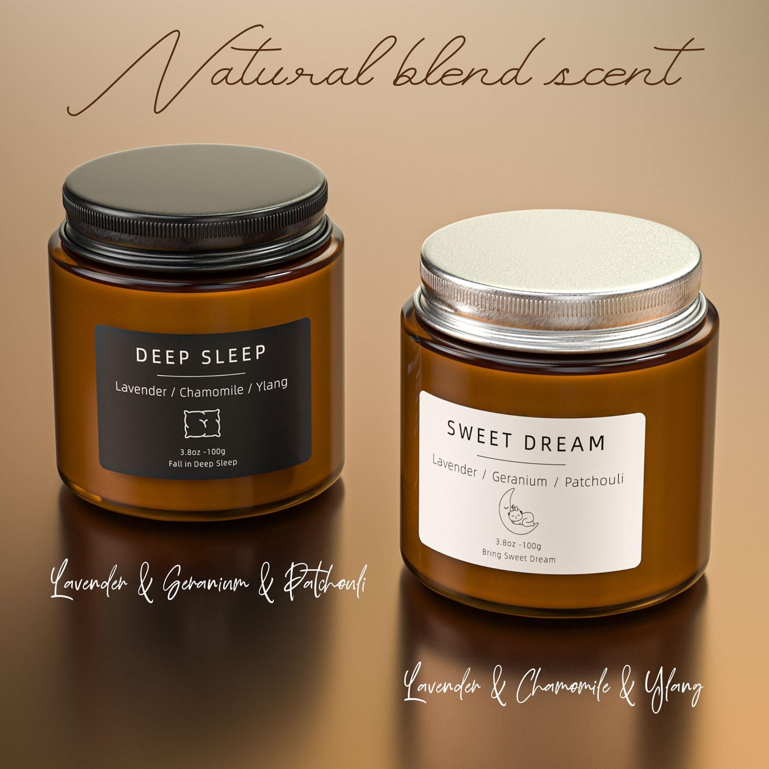BOYUJK Scented Candles for Stress Relief and Sleep