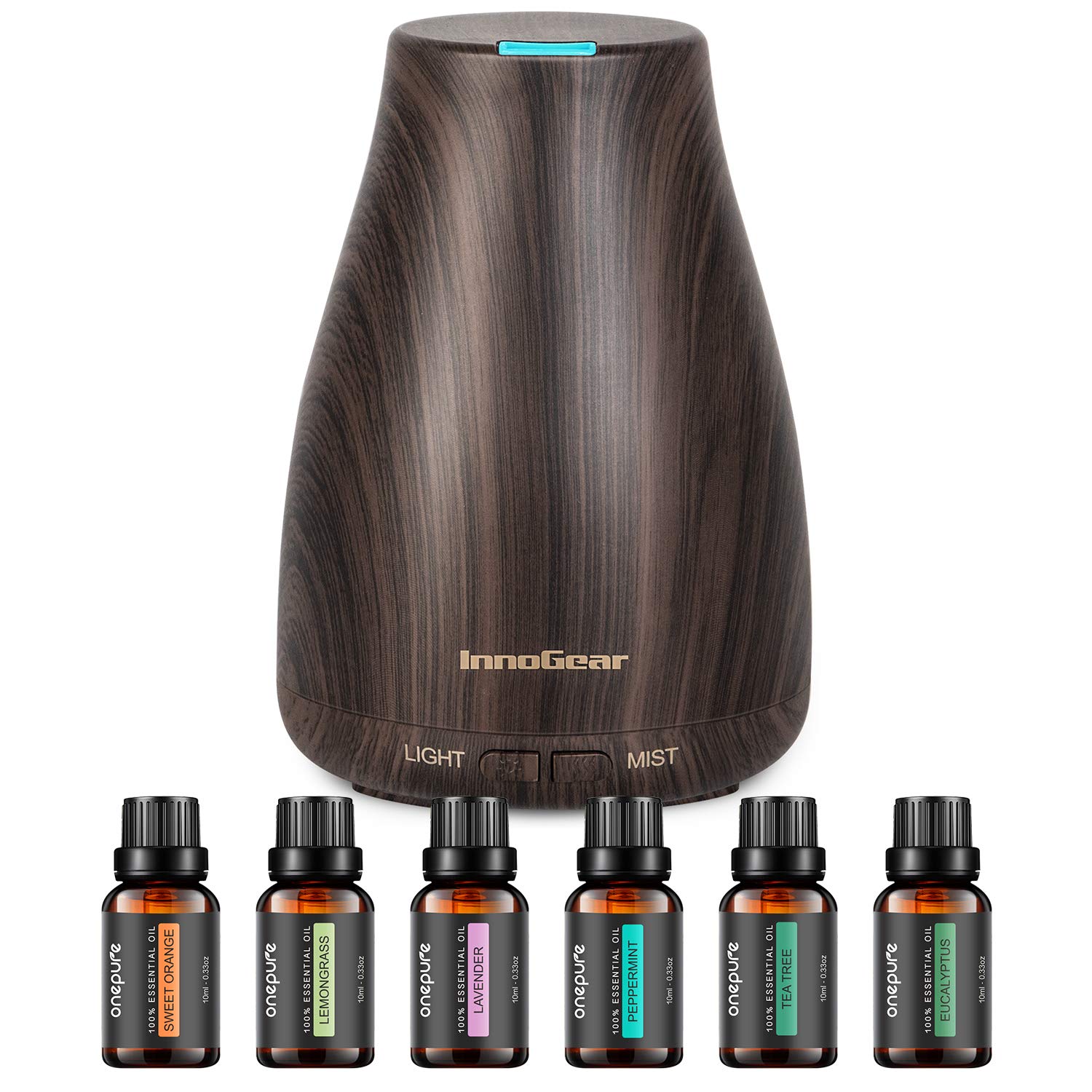 InnoGear Essential Oil Diffuser with 6 Oils Set