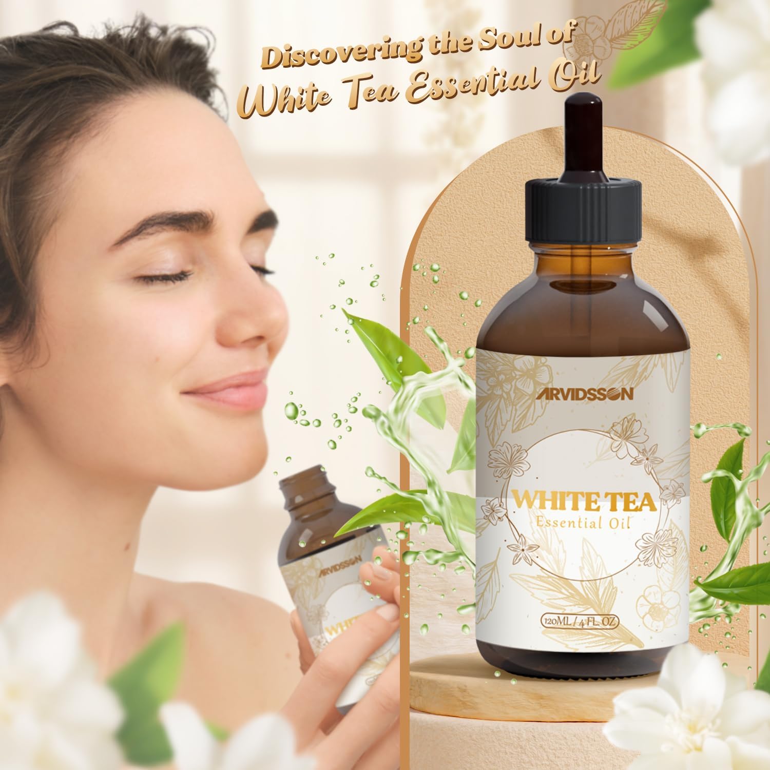 White Tea Essential Oil 4 Fl Oz - Natural Aromatherapy Oil