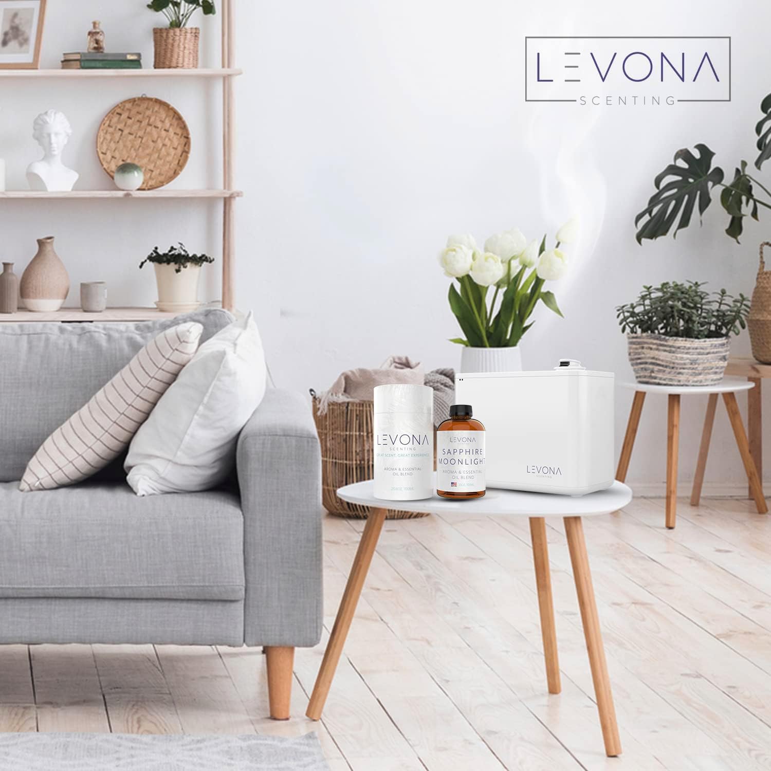 LEVONA Scent Pure Essential Oil for Diffusers 700ml Sapphire-Moonlight