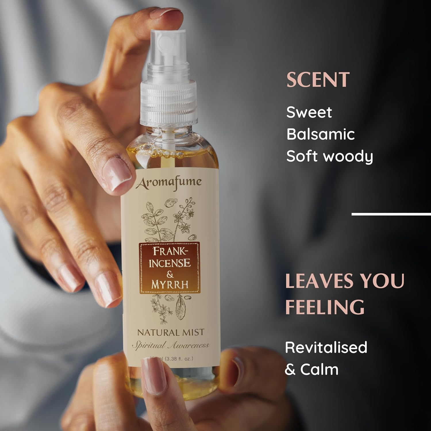 Frankincense Myrrh Natural Resin Mist by Aromafume 100ml