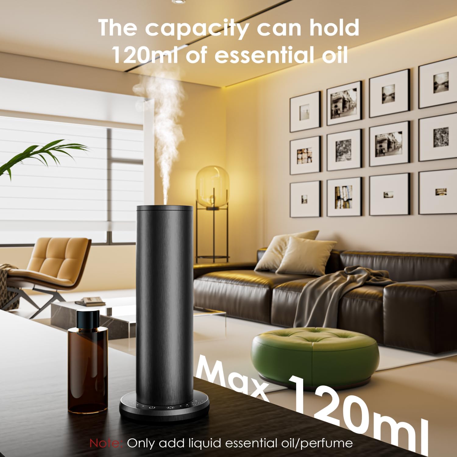 Waterless Essential Oil Diffuser for Large Rooms