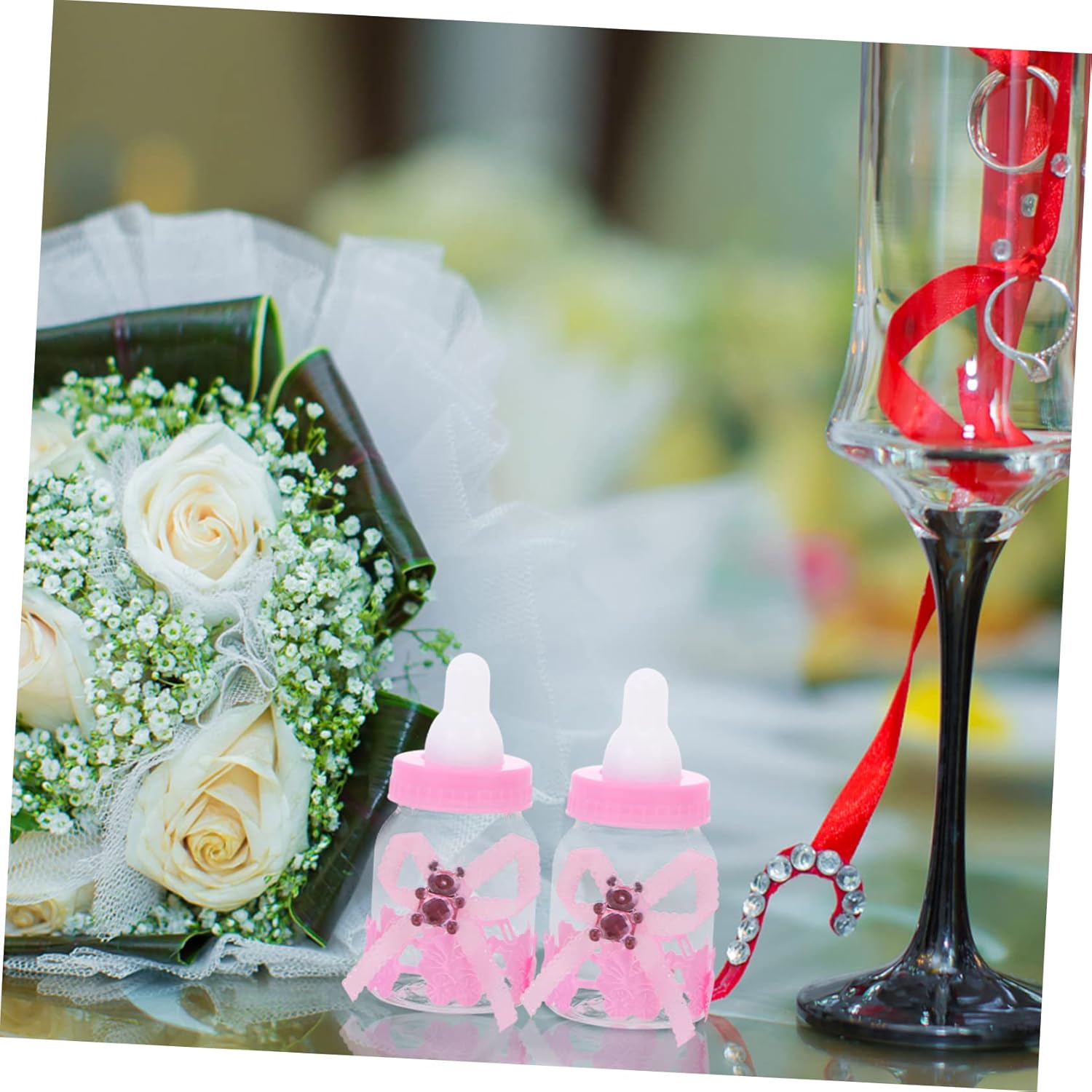 12Pcs Plastic Candy Boxes with Bear Design