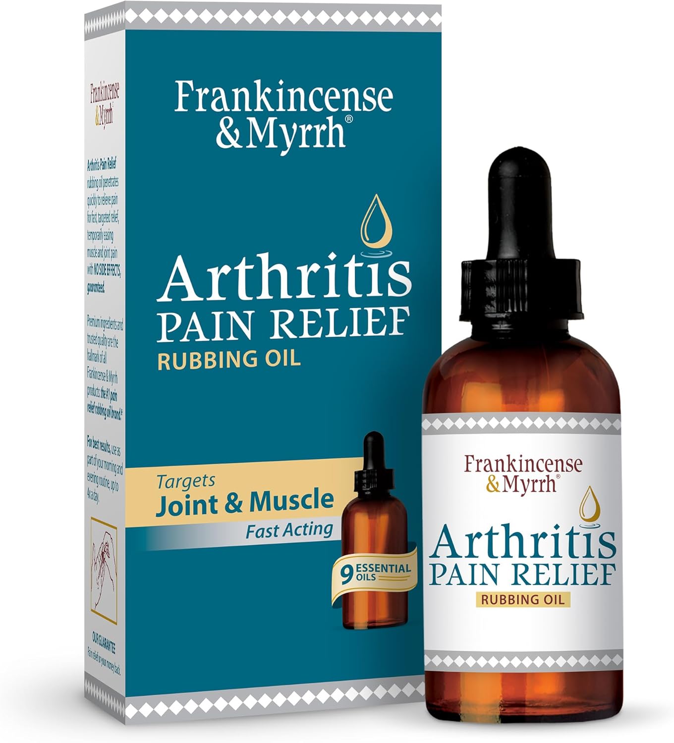 Frankincense and Myrrh Pain Relief Rubbing Oil 2 floz
