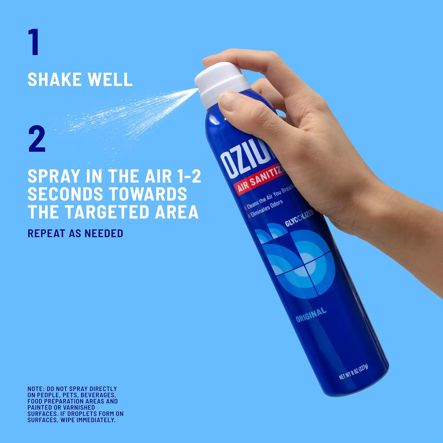 Ozium Air Sanitizer Spray 8 oz 6 Pack