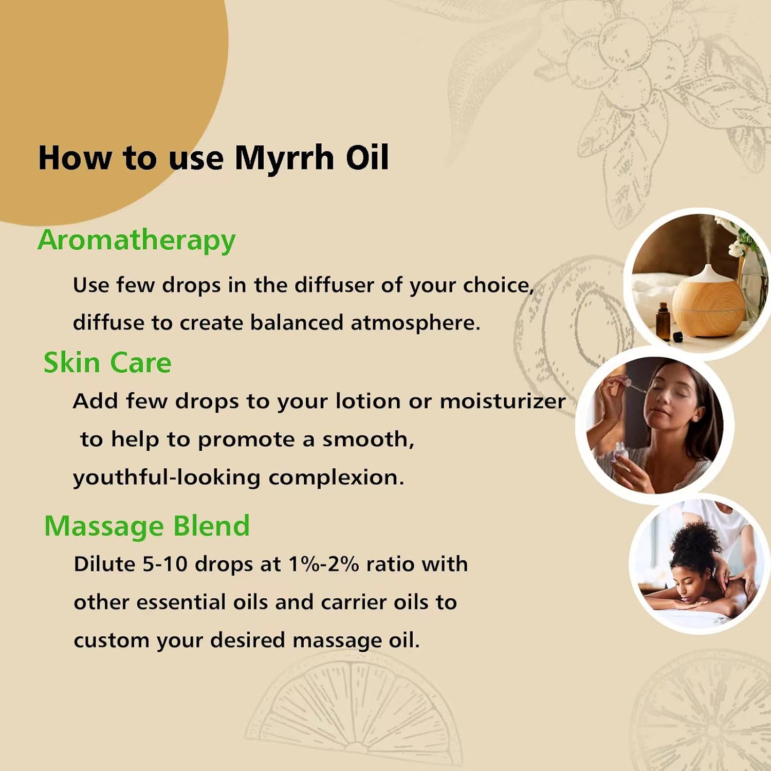Frankincense and Myrrh Essential Oil 1 oz Pack of 2