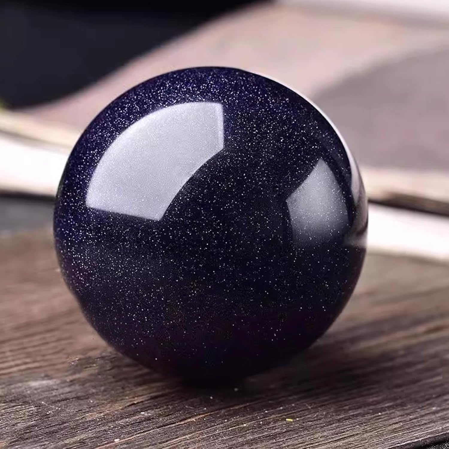 5PCS Blue Goldstone Healing Crystals 25mm