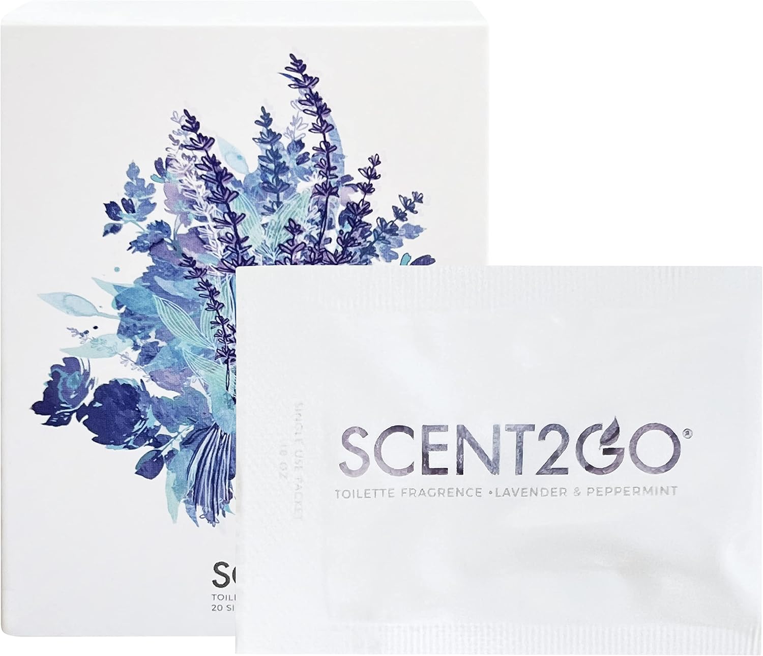 Scent2Go Toilet Fragrance Powder - 20 Packets