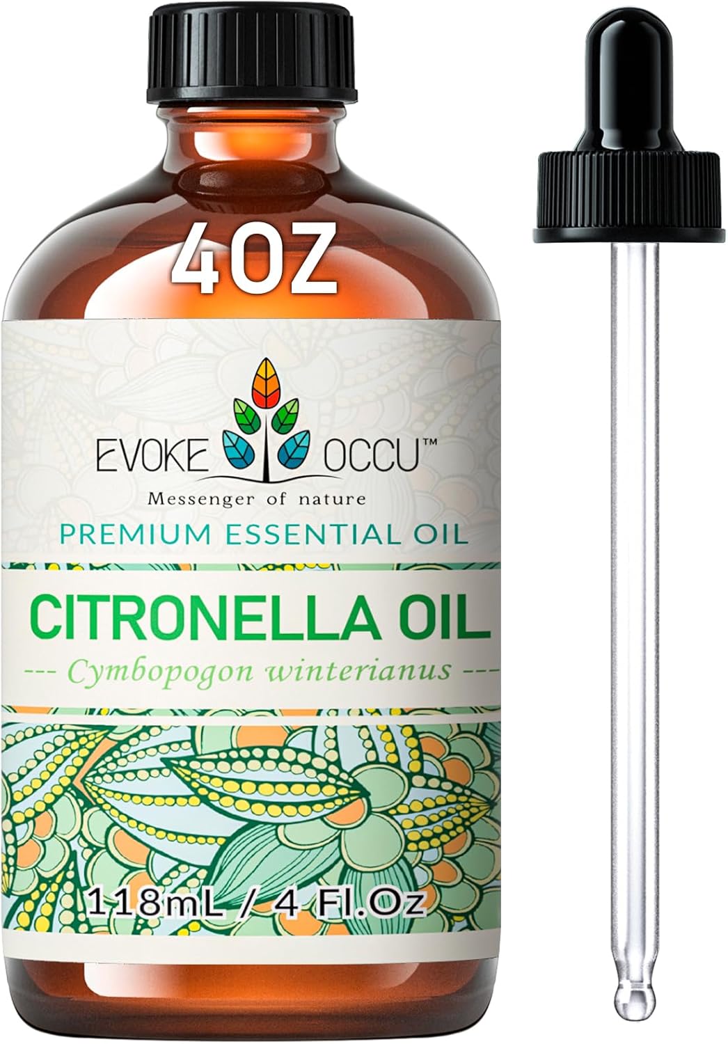 EVOKE OCCU Lemongrass Essential Oil - 4 Fl Oz