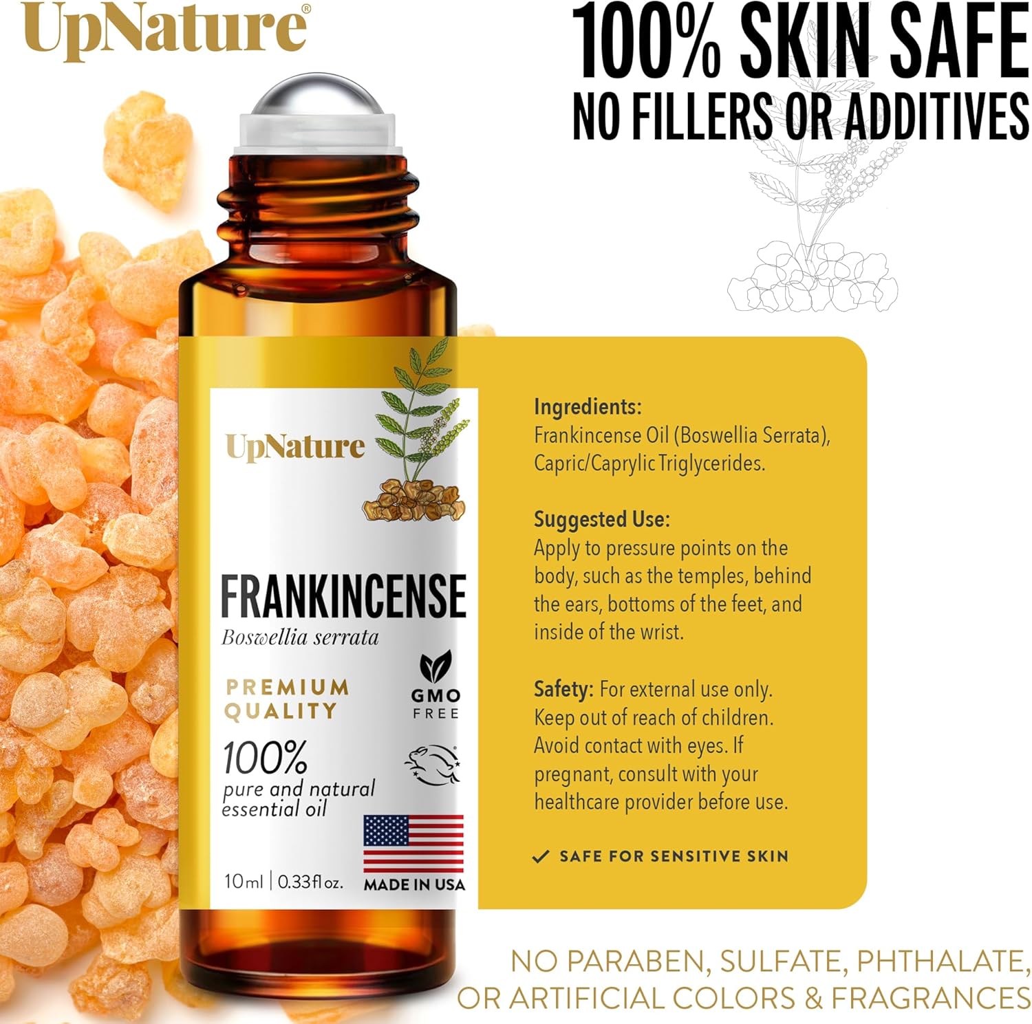 UpNature Frankincense Essential Oil Roll On