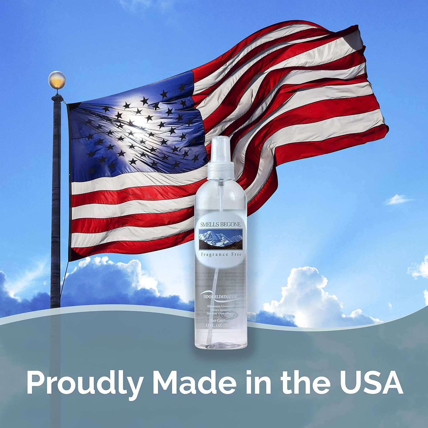 SMELLS BEGONE Air Freshener Spray 12 oz Pack of 2