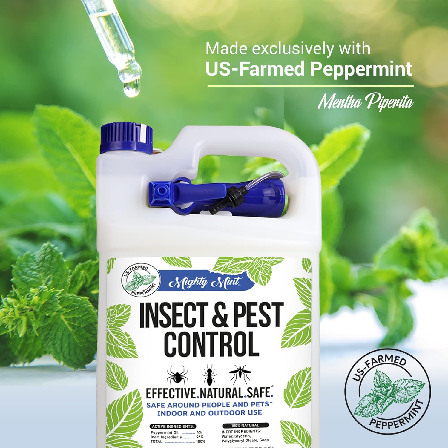 Mighty Mint Gallon Insect Repellent Natural Spray