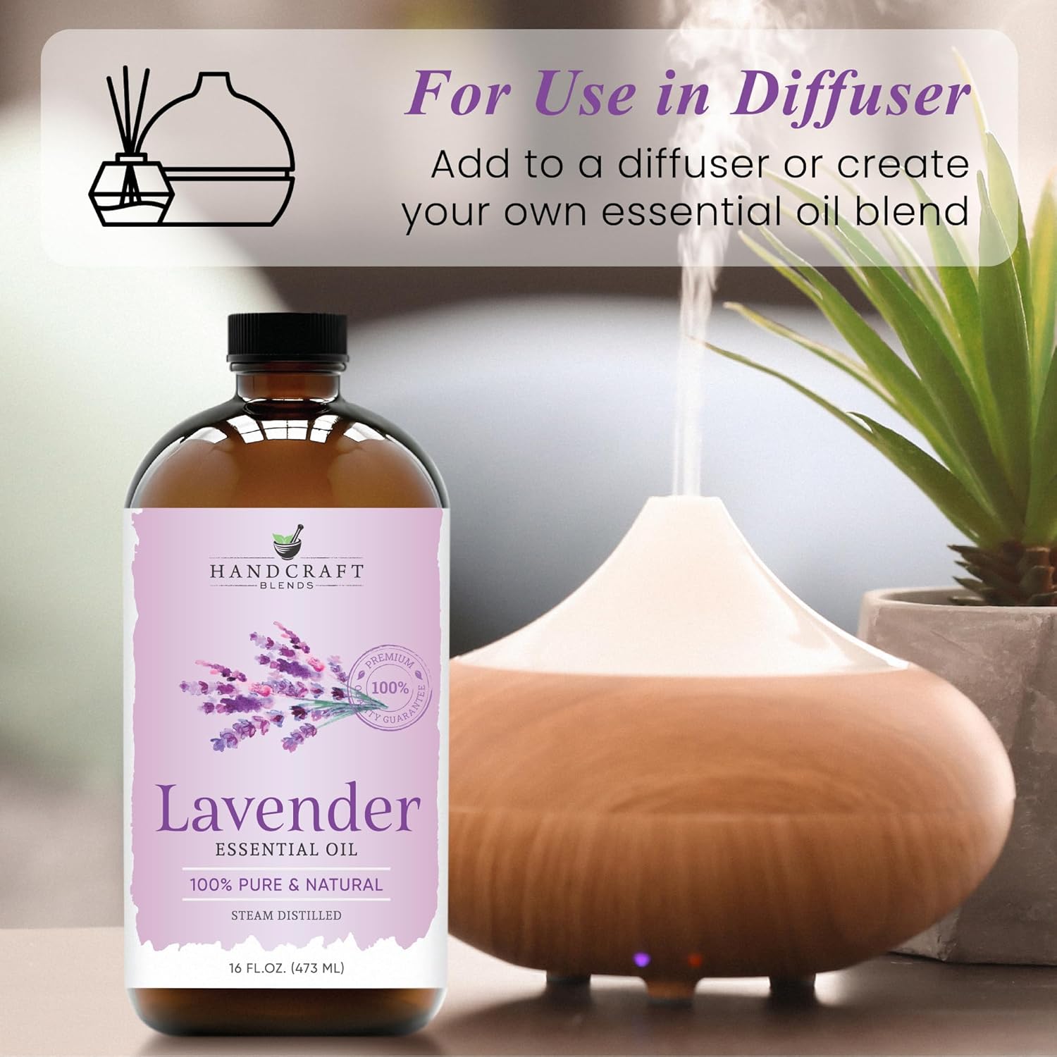 Handcraft Blends Lavender Essential Oil - 16 Fl Oz