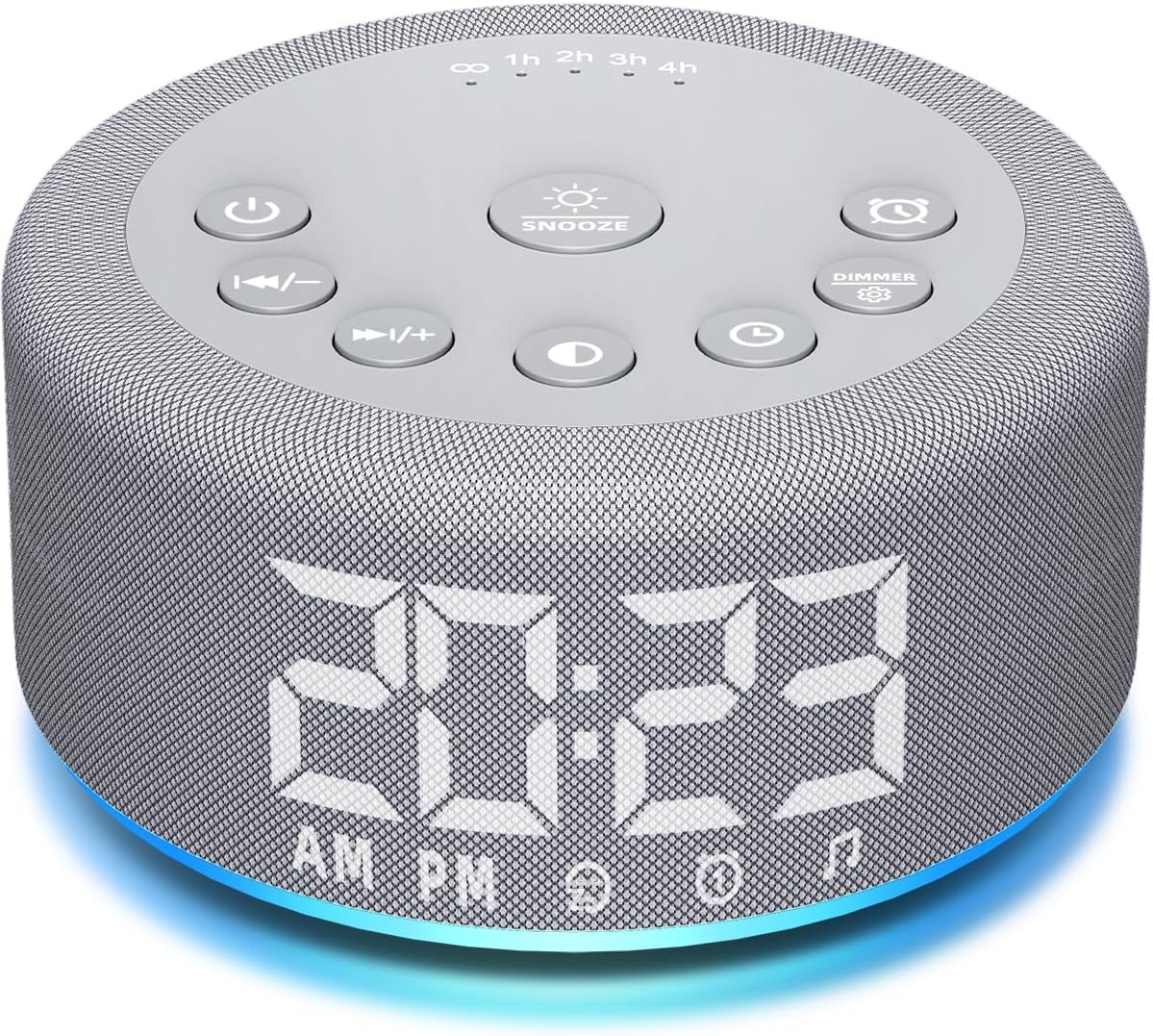 3 in 1 Sound Machine Alarm Clock Night Light