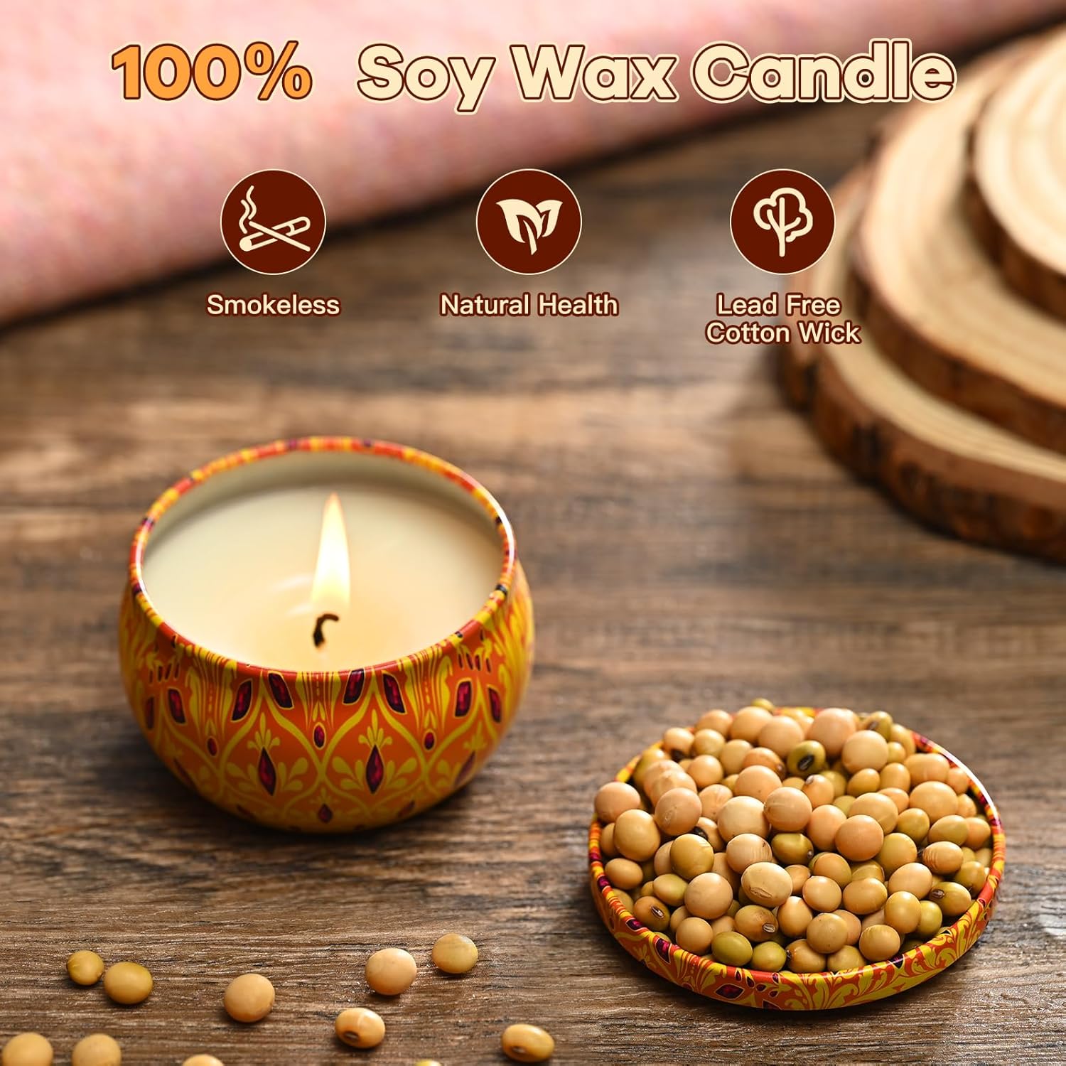 Obisesio Scented Candle Set 12 Pack for Home Aromatherapy